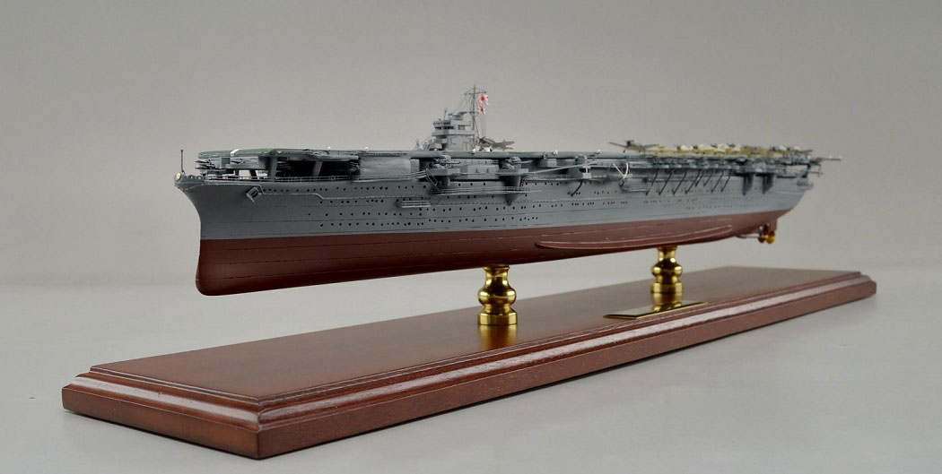 □空母瑞鶴精密模型完成品 1/350 1/200 1/144 1/100 精密艦船模型完成品台座付の製作と通販専門店 ウッドマンクラブ  木製ハンドメイド艦船模型「空母瑞鶴」を通販で販売中！